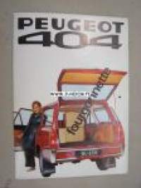Peugeot 404 -myyntiesite