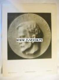 Aleksis Kivi -Wsoy:n kirjailijakuva (korkokuva)