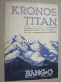 Kronos Titan / Bang & Co -paperiteollisuuden lisäainemainos