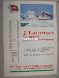 J. Lauritzen Lines / Finnish Chartering Company -mainos