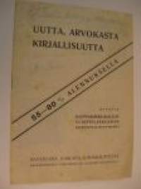 Uutta, arvokasta kirjallisuutta 55-80% alennuksella/ Weilin&Göös