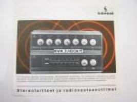 Siemens Stereolaitteet ja radiovastaanottimet -myyntiesite