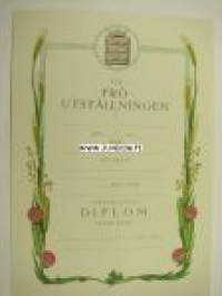 Vid Fröutstallningen... -kunniakirja