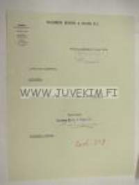 Suomen Buick & Olds Oy, Turku 15.5.1926 -asiakirja