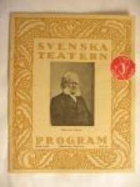 Svenska Teatern Program 1923-24 nr 14 -käsiohjelma