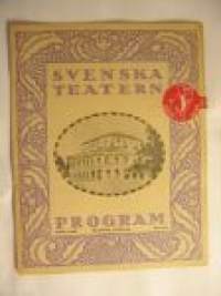 Svenska Teatern Program 1923-24 nr 13 -käsiohjelma