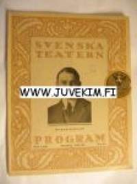 Svenska Teatern Program 1922-23 nr 10 -käsiohjelma