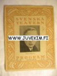 Svenska Teatern Program 1921-22 nr 21 -käsiohjelma