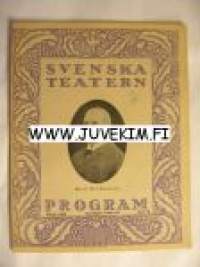 Svenska Teatern Program 1921-22 nr 14 -käsiohjelma