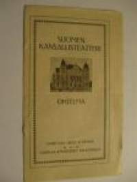 Suomen Kansallisteatteri 1.11.1912 