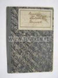 Lekzionnaja kniska v Permskij Universitet / Vitali Pavloviza Bendinovs 1917 -Permin Yliopiston opintokirja