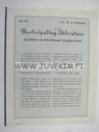 Suomen Gummitehdas Oy Participating Debenture 200 mk 1939 -depentuuri