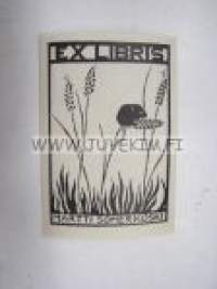 Ex Libris Martti Somerkoski -kirjanomistajamerkki