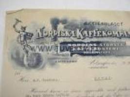 Aktiebolaget Nordiska Kaffekompaniet Helsinki 18.6.1928 -asiakirja