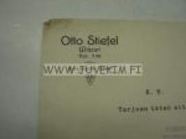Otto Stiefel Viipuri 31.7.1924 -asiakirja