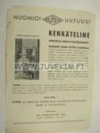 ELRES kenkäteline -myyntiesite