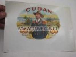 Cuban -sikarilaatikkoetiketti