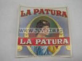 La Patura -sikarilaatikkoetiketti
