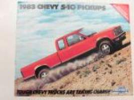 Chevrolet S-10 Pickups 1983 -myyntiesite