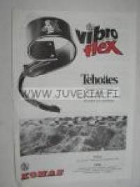 Komas Vibroflex tehoäes -myyntiesite