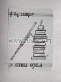 Ex Libris Stina Ojala -kirjanomistajamerkki