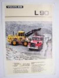 Volvo BM L 90 etukuormaaja -myyntiesite
