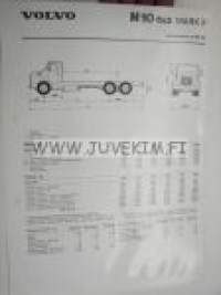 Volvo N10 6X2 Mark II -tekniset tiedot, esite