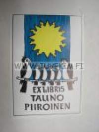 Ex Libris Tauno Piiroinen -kirjanomistajamerkki