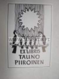 Ex Libris Tauno Piiroinen -kirjanomistajamerkki