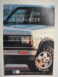 Chevrolet S-10 Blazer -myyntiesite