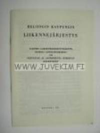 Helsingin kaupungin liikennejärjestys 1955 - Trafikordning för Helsingfors stad 1955