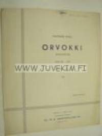 Orvokki (Edelweiss) -nuotit