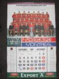 Club De Hockey Canadien 1970-1971 / Forum De Montreal / 1971-1972 -kalenteri / juliste (42x46 cm)