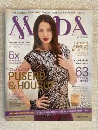 Moda 2014 nr 9, tyylikkäänä juhlakauteen, sisältää kaava-arkin