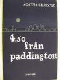 Agatha Christie 4.50 från Paddington -teoksen kansikuvaoriginaali