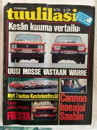 Tuulilasi 1976 nr 11, sis. mm. seur. artikkelit / kuvat / mainokset; Kansikuva 