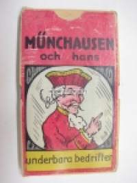 Münchausen och hans underbara bedrifter -kortit