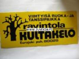 Ravintola Kultakelo -tarra