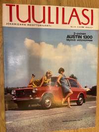 Tuulilasi 1968 nr 10 - 2 -ovinen Austin 1300 täynnä vetovoimaa