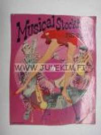 Musical stocking / I´ve got You under my skin / Cole Porter -sukkapakkauksen äänilevykansi