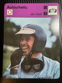 Autourheilu keräilykortti Jim Clark