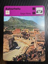 Autourheilu keräilykortti Targa Florio
