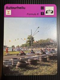 Autourheilu keräilykortti Formula K
