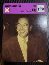 Autourheilu keräilykortti Jean Behra