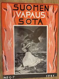 Suomen vapaussota 1941 nr 6-7 - Jääkärimarssin tarina, Karjakan armeijakunnan tykistö Viipurin edustalla 1918, ym.