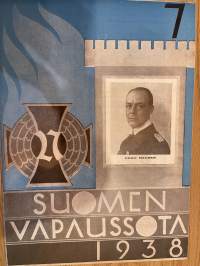 Suomen vapaussota 1938 nr 7 - Jääkäripataljoona 27 matkalla rintamalle, ym.
