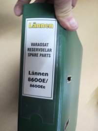 Lännen 8600E / 8600e kaivinkone numerosta 91500... - varaosat / reservdelar / spare parts -alkuperäinen tehtaan varaosaluettelo