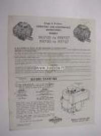 Briggs & Stratton 190700-190707, 191700-191707 operating and maintenance instructions -käyttöohjeet