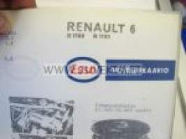 Renault 6 R1180, R1181 -Esso voitelukaavio