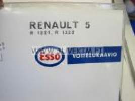 Renault 5 R1221, R1222 -Esso voitelukaavio